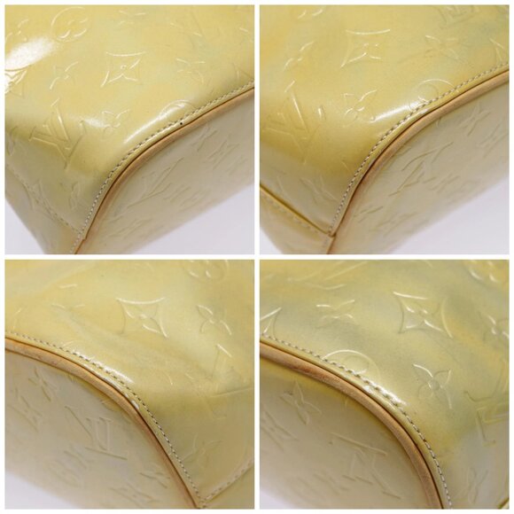 LOUIS VUITTON Monogram Vernis Houston Hand Bag Gris M91053 LV Auth tb1165 - Picture 14 of 16